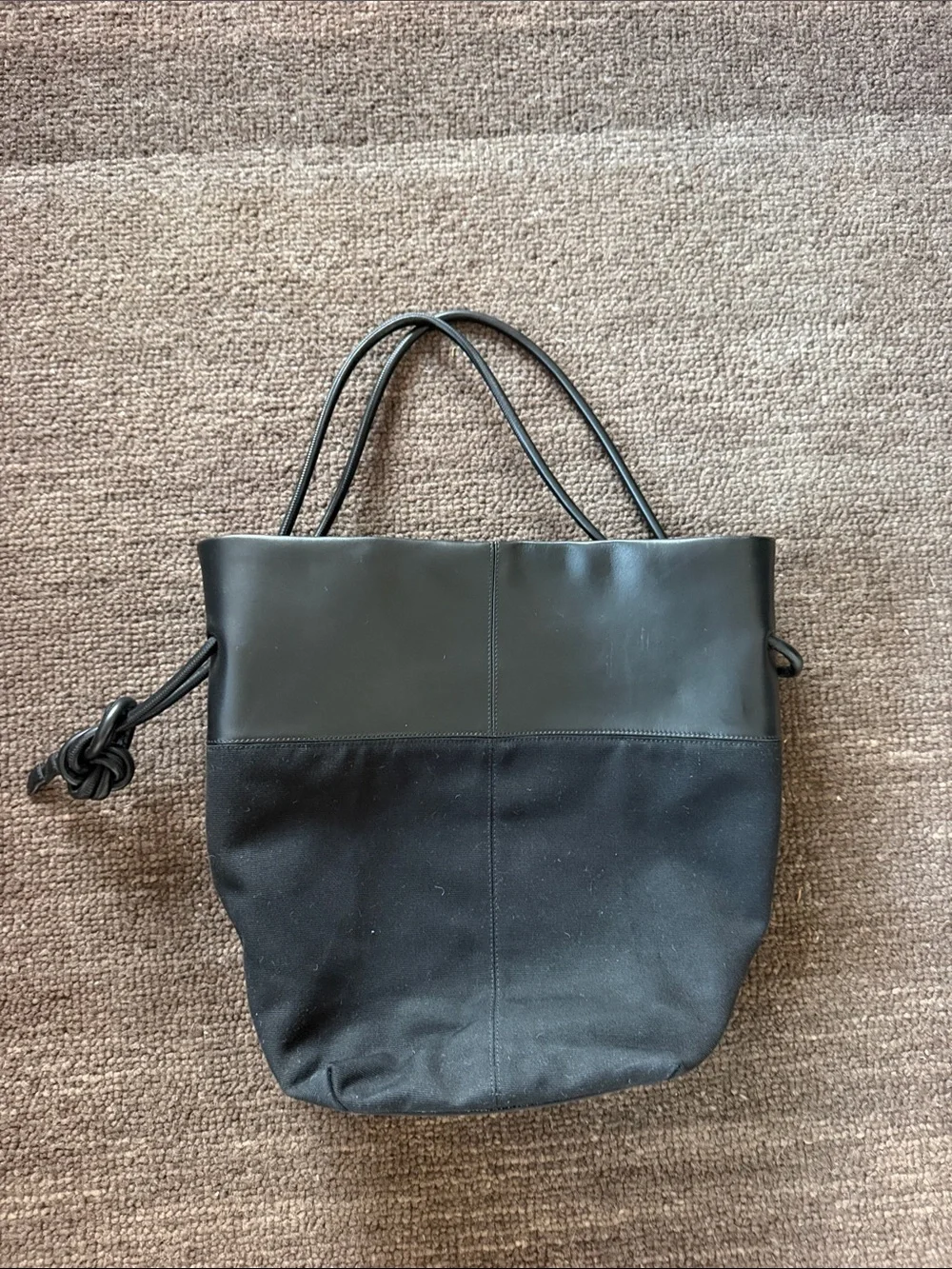 Pari Desai Calla Tote Black Leather / Canvas